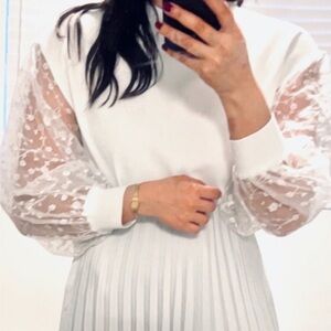 ZARA COMBINED ORGANZA TOP